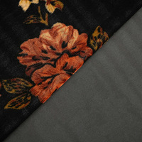 Tissu de jupe florale printanière en brocart acétique imitation sculptée, résistant à l'abrasion, largeur 43/44 pouces, fil textile, origine Jiangsu