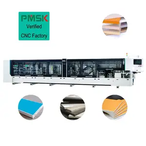 Professional Automatic Soft Mdf Pvc Board Edge Banding Machine For Furniture Manufacturer
