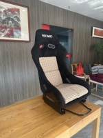 Siège baquet de course ergonomique universel 1035 Rending style SR3 en cuir/suède haut de gamme, siège sport modifié, non étanche