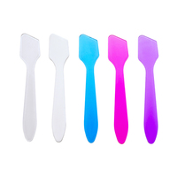 Bâtons de masque facial spatules cosmétiques petite cuillère en plastique réutilisable pour bricolage soins de la peau maquillage masque facial recyclable outils de mélange