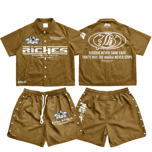 Custom <b>Men</b> Windbreaker <b>Jacket</b> and Shorts Set Breathable <b>Summer</b> Two Piece Clothing with Private Label Service - Product Image 1