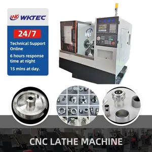 Tornio a guida lineare Taiwan di precisione Senior mini Cnc CK36 più venduto con servomotore piccolo tornio cnc