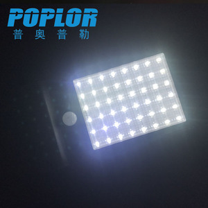 Poplor <b>Led</b> Solar Wall <b>Light</b> 10W 48leds Water Resistant Outdoor Garden Lighting - Product Image 2