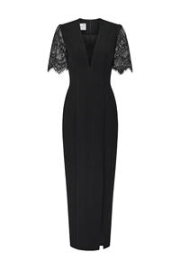 Elegante vestido MIDI de alta calidad para mujer, hecho en Vietnam, personalizado, servicios ODM, colección de otoño, patrón de gorra, medias de ceniza de encaje, otoño - Product Image 2