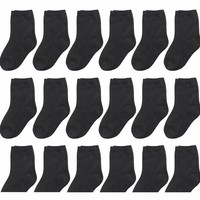 Chaussettes de sport mi-mollet respirantes personnalisées en gros, chaussettes athlétiques en coton doux et maille, fabricant OEM de chaussettes de sport pour enfants à faible MOQ