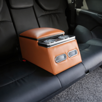 Boîte d'accoudoir arrière, boîte de rangement pour voiture, console centrale de siège arrière de voiture avec design universel, vente en gros et personnalisable