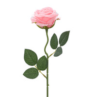 Décoration de rose rouge artificielle, arrangement floral pour salon, décoration de mariage, bouquet artificiel