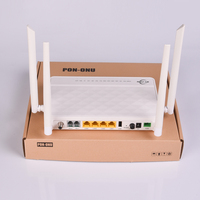 Catv 2 Tel WiFi RJ11 VoIP 4GE 5G FTTH 4 Puertos Fibra GPON ONU Doble Banda AC 1200 Giga BT-711XR USB 1 Año de Garantía