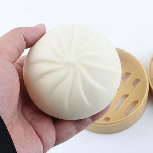 Juguetes Sensoriales Antiestrés de Rebote Lento, Muñecos de Simulación de Bollos Rellenos al Vapor, Bollos de Carne Blandos, Regalo, Juguetes de Descompresión - Product Image 3
