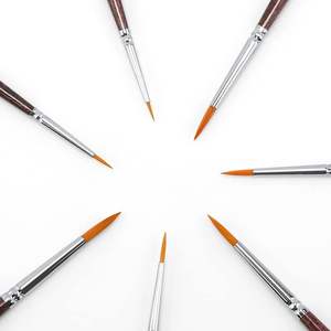 BOMEIJIA petit détail pinceaux 7 pièces pour modèle <span class=keywords><strong>peinture</strong></span> acrylique <span class=keywords><strong>Gouache</strong></span> huile Tempera et <span class=keywords><strong>peinture</strong></span> de visage - Product Image 4