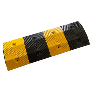 1 मीटर पीला + काले विरोधी दबाव रबर + ग्लास बीड ड्राइववे सड़क गति बम्प - Product Image 3