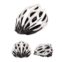 Casque de vélo ovale professionnel YOUNGSON MV-50 de haute qualité, couleur blanc-rouge, certifié CE, matériau ABS+PC/EPS+PC, 20030g, 23 aérations