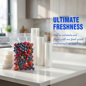 Bolsas de Vacío para Cocción Sous Vide Comerciales, PA/EVOH/PE, Bolsas de Cocción Resistentes al Calor de 11 Capas para Salchichas, Aprobadas por <span class=keywords><strong>BRC</strong></span> - Product Image 4