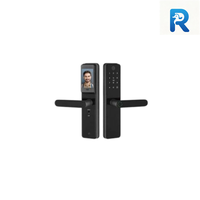 Serrure Intelligente de Luxe Premium en Alliage d'Aluminium Spécial, Serrure Électronique HR Tuya WiFi avec Empreinte Digitale, Mot de Passe et Carte pour Maison et Appartement