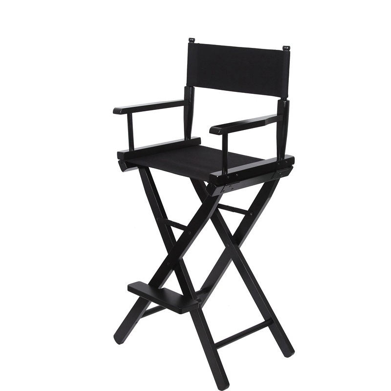 Black chair with black cloth