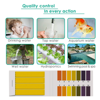 Strip Tes PH Cepat WEIAI Factory untuk Saliva, Urine, Air, Tanah, Kolam Renang, Tangki, Rentang Lengkap 1-14, Meteran PH, Kertas Tes PH Laboratorium