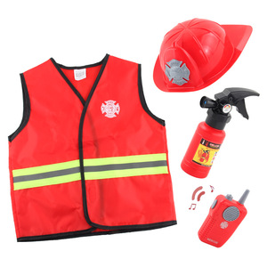 3 trong 1 trẻ em trang phục với các phụ kiện bác sĩ kỹ sư lính cứu hỏa cảnh sát sĩ quan bác sĩ phẫu thuật ăn mặc đồng phục - Product Image 2