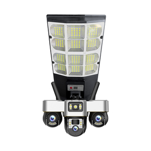 Telecamera Solare di <span class=keywords><strong>Sicurezza</strong></span> V380 Modello Privato 9MP 4G con 3 Obiettivi e 3 PTZ per Illuminazione Stradale - Product Image 3