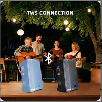 Altavoz PA Activo de 8 Pulgadas con Batería, 150W, DSP de Titanio, para Actuaciones en la Calle, Cafeterías, Conferencias, Fiestas