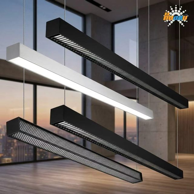Factory Price 24W 600mm Led Linear Light Led Batten 1500mm 1800mm Suspended Led Linear Pendant Light