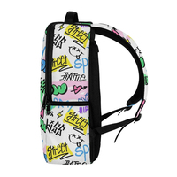 Sac à dos personnalisé avec fermeture éclair et impression intégrale, sac à dos décontracté pour l'école, hommes, femmes, sport, sublimation, marque de mode
