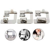 8/8 large ourlet pied Kit ourlet roulé pied-de-biche liant pied-de-biche tige basse Machine à coudre outil fournitures