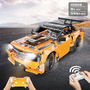 Moule roi 15006 MOC plastique RC sport voiture de course bricolage assemblage brique modèle enfants blocs de construction ensembles jouets - Product Image 2