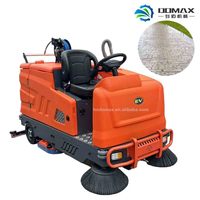 Balayeuse de voirie électrique sans fil pour le nettoyage des jardins, des routes et des sols – Machine de balayage et de lavage de voirie
