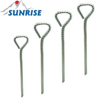 Lève-soleil 57450 #   Piquets de tente en acier galvanisé robustes pour l'extérieur, spirales, diamètre 10 mm, toutes saisons, pour le camping