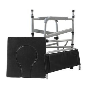 Silla de Inodoro Plegable Kang Yuanxiang ZBY-005 Reforzada para Ancianos y Discapacitados, Asiento de Inodoro Portátil con Acolchado - Product Image 1