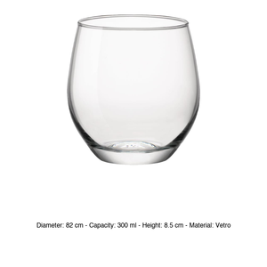 Kalix Tempered <b>Water</b> Glass 30 cl Bormioli Rocco H 8.5 cm Ø 8.2 cm - Product Image 3