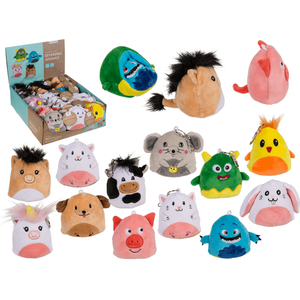 Animales reversibles con mosquetón, aprox. 9 cm, - Product Image 1