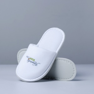 Pantuflas de <span class=keywords><strong>Hotel</strong></span> Elegantes de Alta Calidad al por Mayor, Logotipo Personalizado - Product Image 5