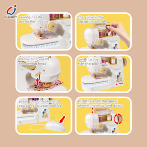 <span class=keywords><strong>Machine</strong></span> à <span class=keywords><strong>coudre</strong></span> électrique miniature Chengji, <span class=keywords><strong>jouet</strong></span> de simulation d'appareil ménager pour enfants - Product Image 4