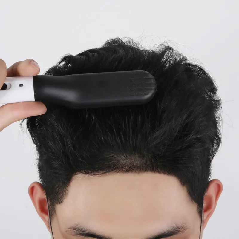 Multi Functie Hair Iron Mannen Quick Baard Stijltang Borstel Styler Kam