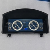 Mise à niveau de l'intérieur de luxe : Tableau de bord numérique LCD HD 12,3 pouces de remplacement pour Lexus LX570 2008-2015, métal noir