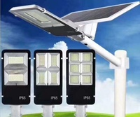 Projecteur solaire LED, 300 W, 2 pièces