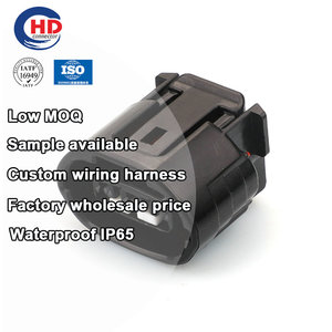 3-Pins 6189-0442 Vrouwelijke Auto Waterdichte Koplampen Hernia Board Generator Stekker Connector Socket Kit Voor Honda - Product Image 1