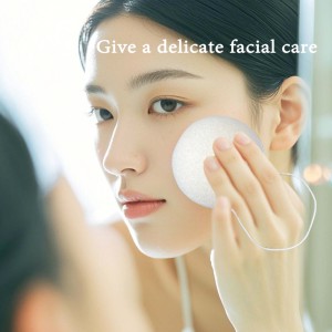 100% Sợi Tự Nhiên Hữu Cơ Bọt Biển Trên Khuôn Mặt Cho Tất Cả Các Loại Da Làm Sạch Miếng Bọt Biển <span class=keywords><strong>Konjac</strong></span> Miếng Bọt Biển - Product Image 3
