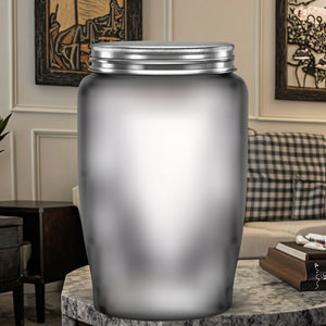 Tarro de vela de metal y vidrio único elegante para almacenamiento de cera, nueva forma, tarros de vela perfumada para el hogar - Product Image 3