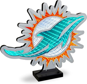 Tùy chỉnh Neon <span class=keywords><strong>LED</strong></span> mô hình thể thao Detroit sư tử <span class=keywords><strong>LED</strong></span> Infinity Logo ánh sáng máy tính để bàn đánh dấu - Product Image 5