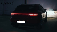 Nuevo montaje de luz trasera, luces Led modificadas para correr, luces antiniebla de freno de señal de giro para Porsche Macan 2014-2017