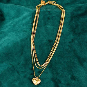 Ensemble de bijoux tendance plaqué or en alliage, collier, boucles d'oreilles et bracelet pour femme, vente chaude - Product Image 4