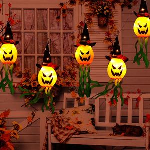 Halloween Outdoor Hanging Decorations Pumpkin Lanterns Ghost <b>Lights</b> String <b>Lights</b> Colorful Scene Arrangement <b>Party</b> Decorations - Product Image 1