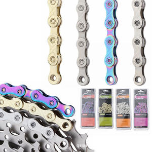 <span class=keywords><strong>Cadena</strong></span> de Bicicleta de Montaña BUCKLOS OEM/ODM, 9/10/11/12 Velocidades, Ultraligera, Chapada en Oro, Accesorios de Bicicleta Coloridos - Product Image 3