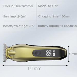 <span class=keywords><strong>Afeitadora</strong></span> eléctrica calva USB recargable <span class=keywords><strong>afeitadora</strong></span> inalámbrica recortadora 0mm hombres peluquero máquina para cortar cabello cortadora de cabello - Product Image 4