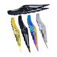 Pince à charbon pour chicha en acier inoxydable motif aile d'ange, multicolore, durable, accessoires pour fumeurs, vente en gros