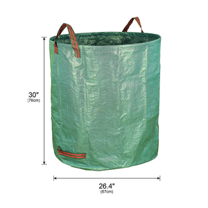 Nhiệm vụ nặng nề đóng mở tái sử dụng 72 gallon 272 L PE Vườn lá Túi - Product Image 2