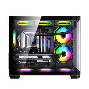 LOVINGCOOL 2024 베스트 셀러 사용자 정의 게임 데스크탑 게이머 컴퓨터 USB3.0 PC 섀시 MATX 전자 스포츠 게임 캐비닛 - Product Image 3