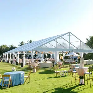 Tentes extérieures d'événement de chapiteau clair de PVC d'exposition imperméable de cadre en aluminium pour la noce